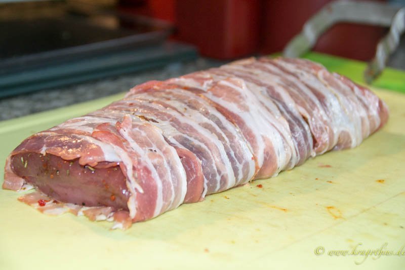 eingepackt in Bacon