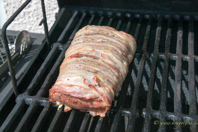 ab auf dem Smoker