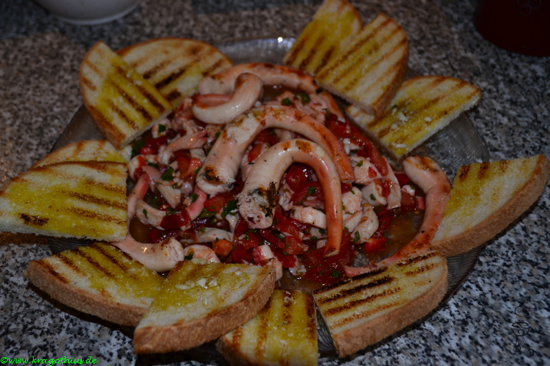 Pulpo Thomaten Salat