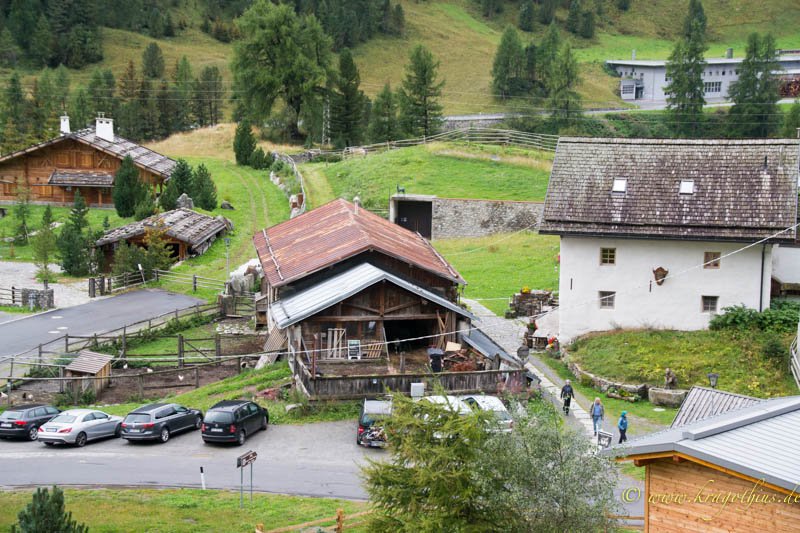 Blick auf das Messern Mountain Museum Ortles